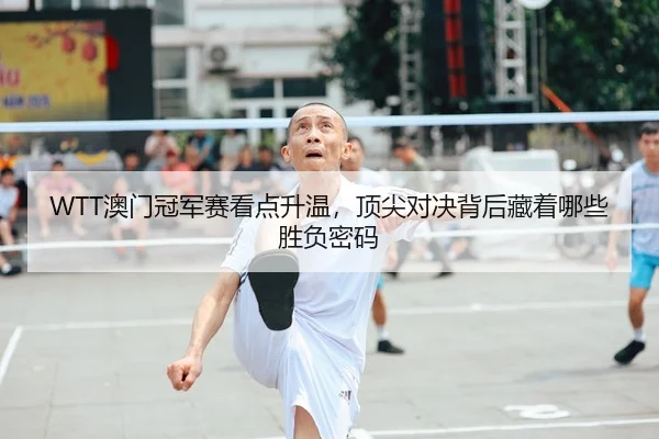 WTT澳门冠军赛看点升温，顶尖对决背后藏着哪些胜负密码
